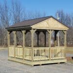 Metal roof pavilion